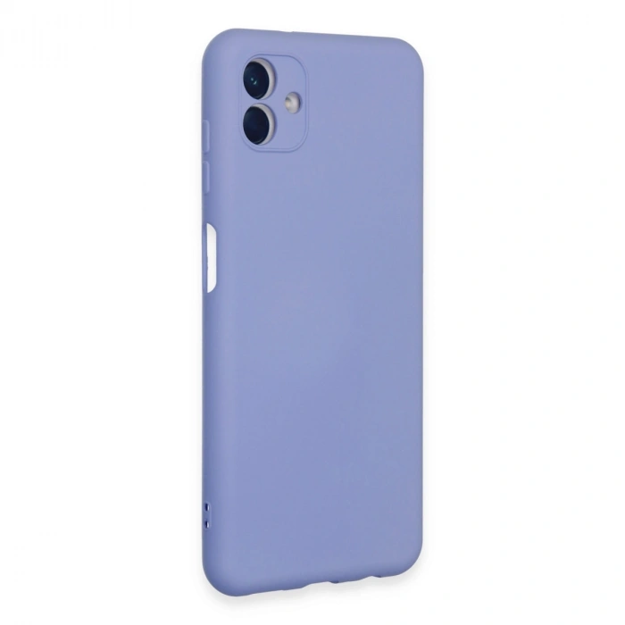Samsung Galaxy A04e Kılıf Nano İçi Kadife Silikon - Lila