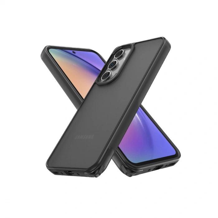 Samsung Galaxy A04s Kılıf Elegant Kapak - Siyah