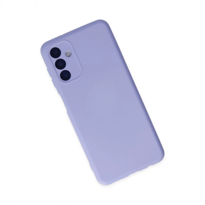 Samsung Galaxy A04s Kılıf Nano İçi Kadife Silikon - Lila