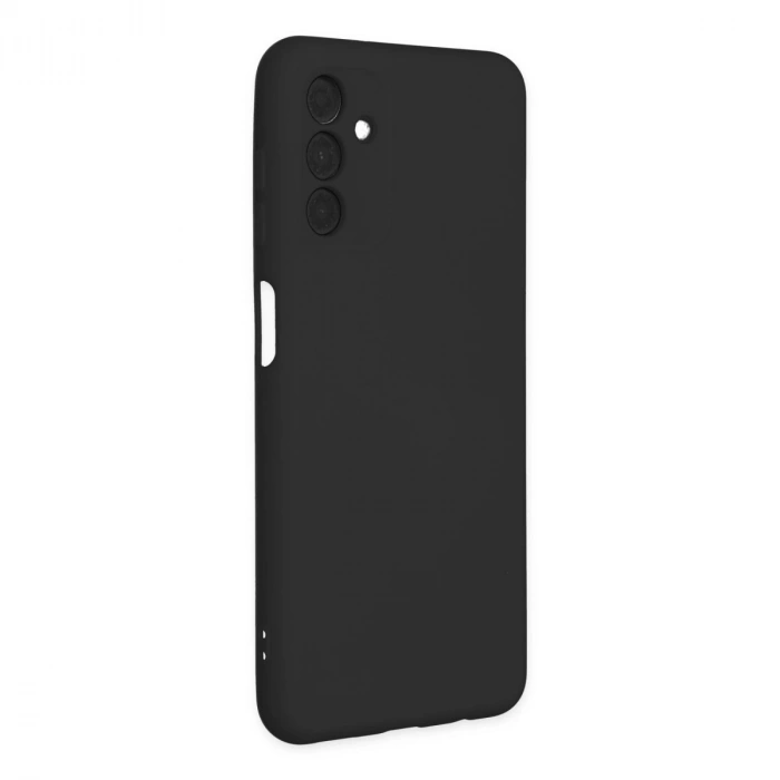 Samsung Galaxy A04s Kılıf Nano İçi Kadife Silikon - Siyah