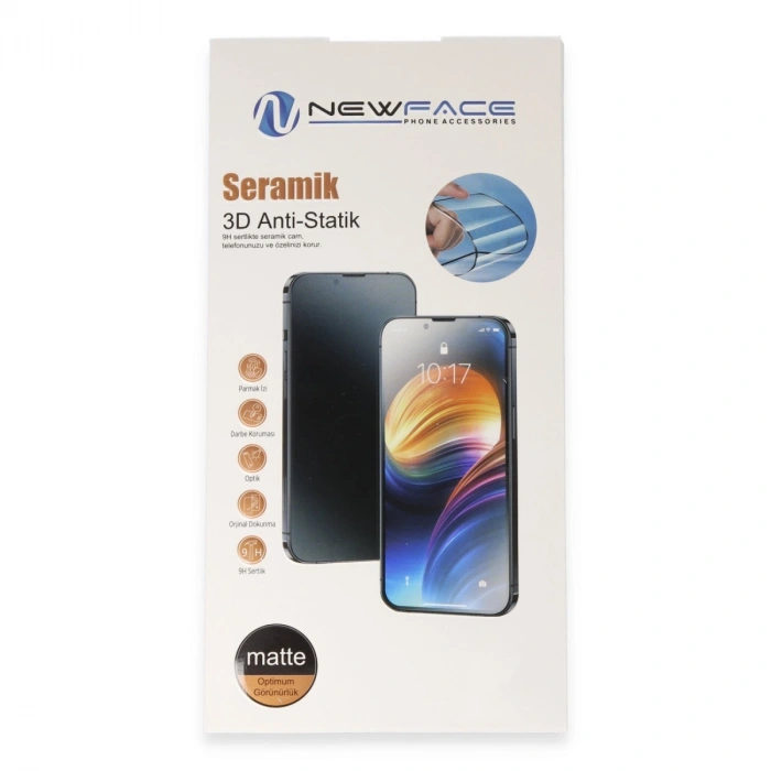 Samsung Galaxy A05 3d Antistatik Mat Seramik Nano Ekran Koruyucu
