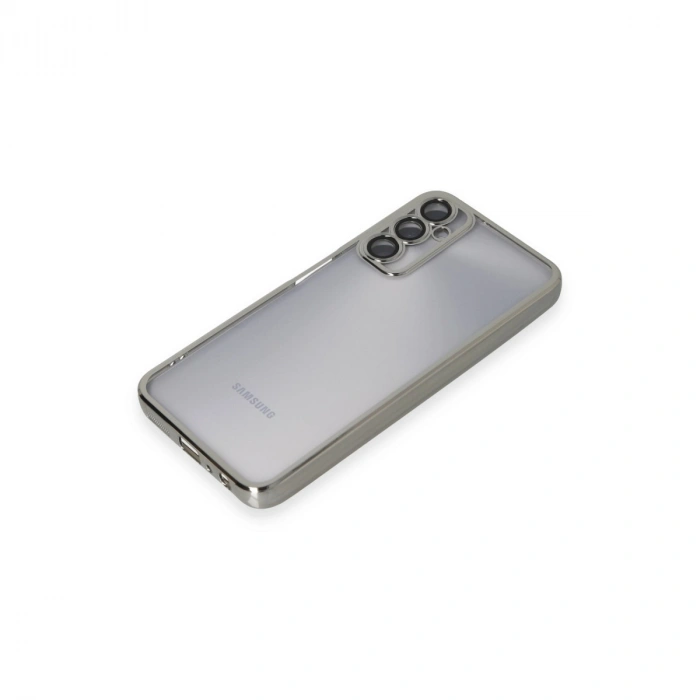 Samsung Galaxy A05s Kılıf Razer Lensli Silikon - Gümüş