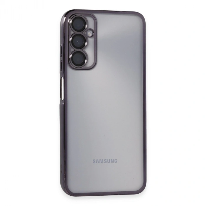Samsung Galaxy A05s Kılıf Razer Lensli Silikon - Mor