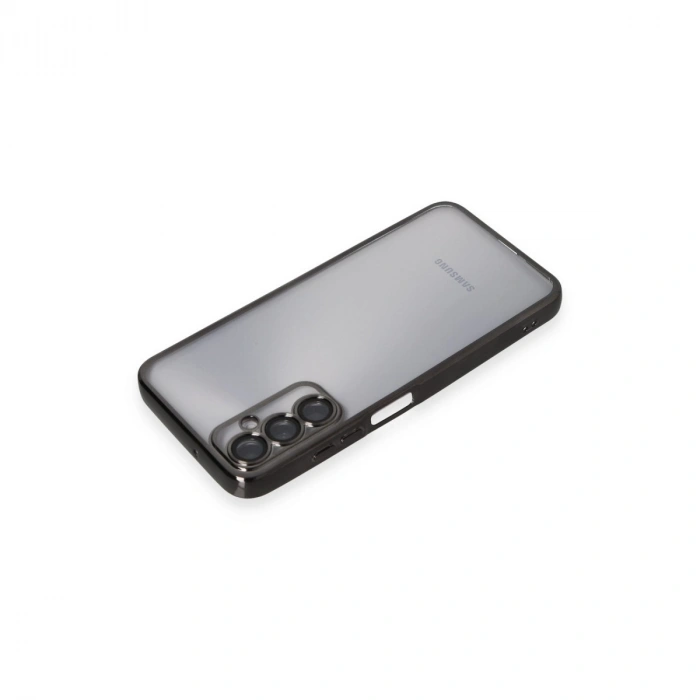 Samsung Galaxy A05s Kılıf Razer Lensli Silikon - Siyah