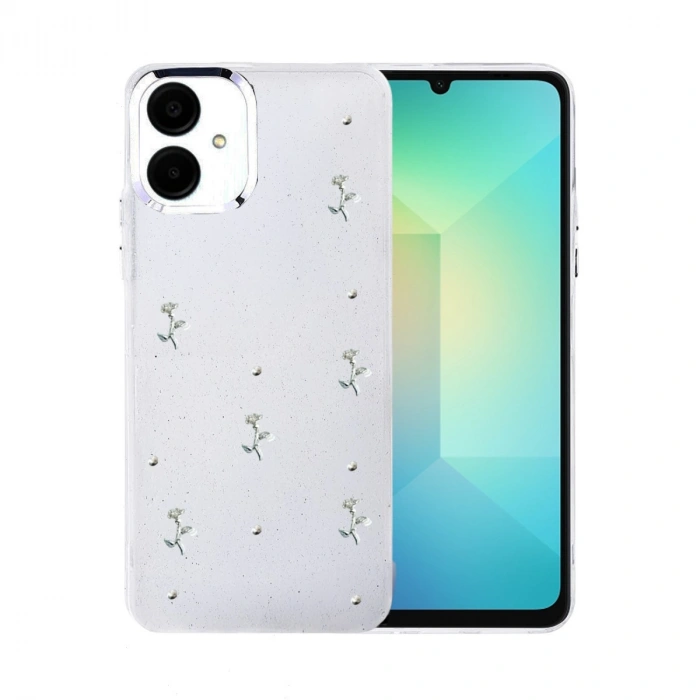 Samsung Galaxy A06 Fiyonk Desenli Kapak - Desen 2