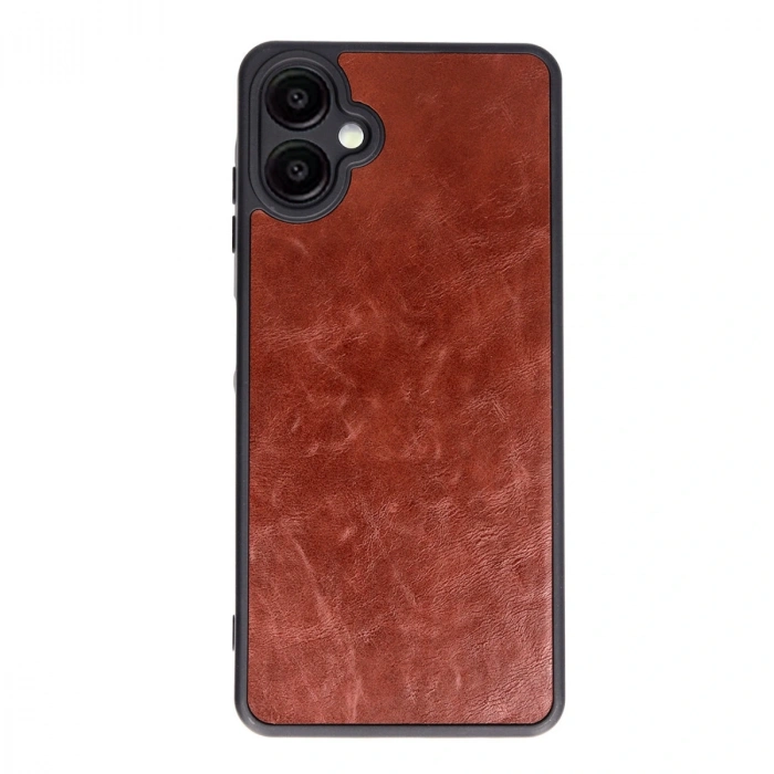 Samsung Galaxy A06 Kılıf Aras Deri Kapak - Bordo