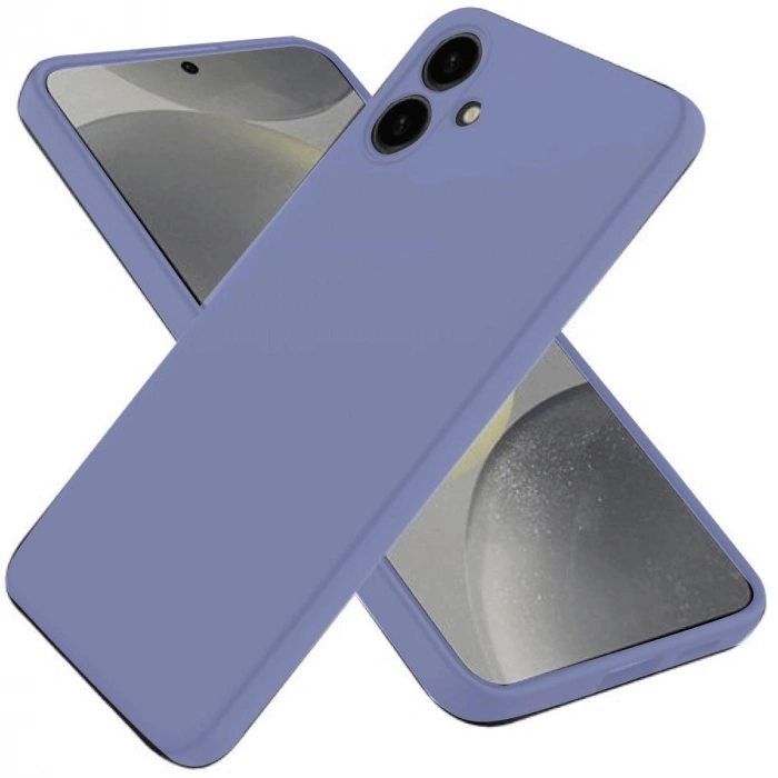 Samsung Galaxy A06 Kılıf First Silikon - Lila