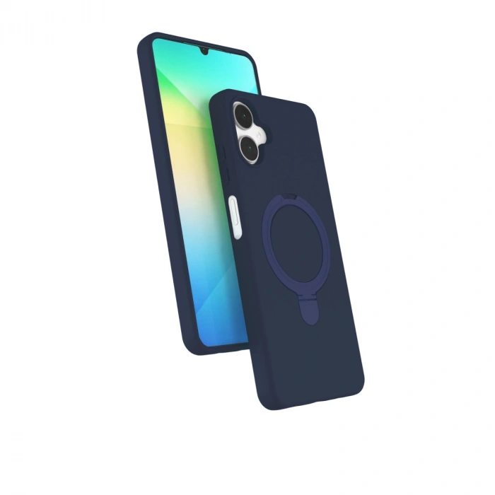 Samsung Galaxy A06 Regal Magsafe Standlı Kapak - Lacivert