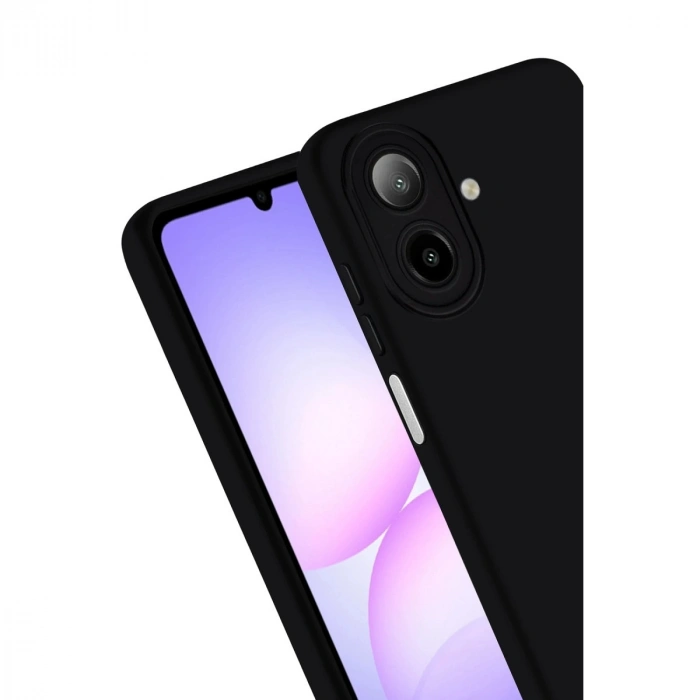 Samsung Galaxy A07 4g First Silikon - Siyah