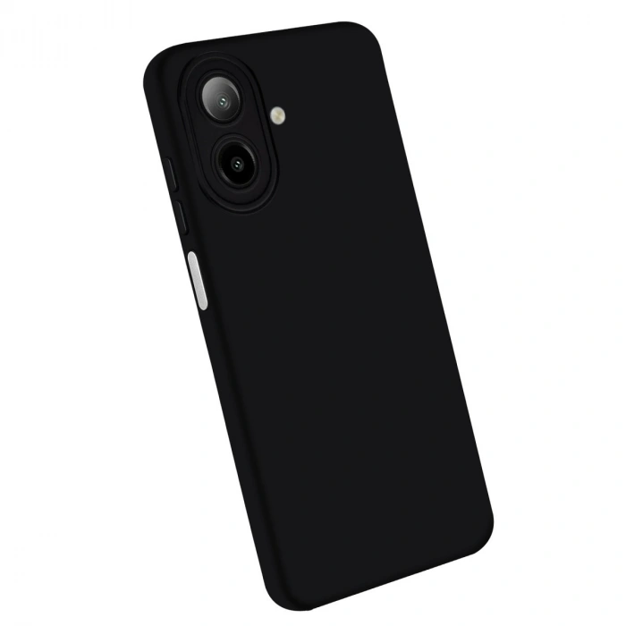 Samsung Galaxy A07 4g Nano İçi Kadife Silikon - Siyah