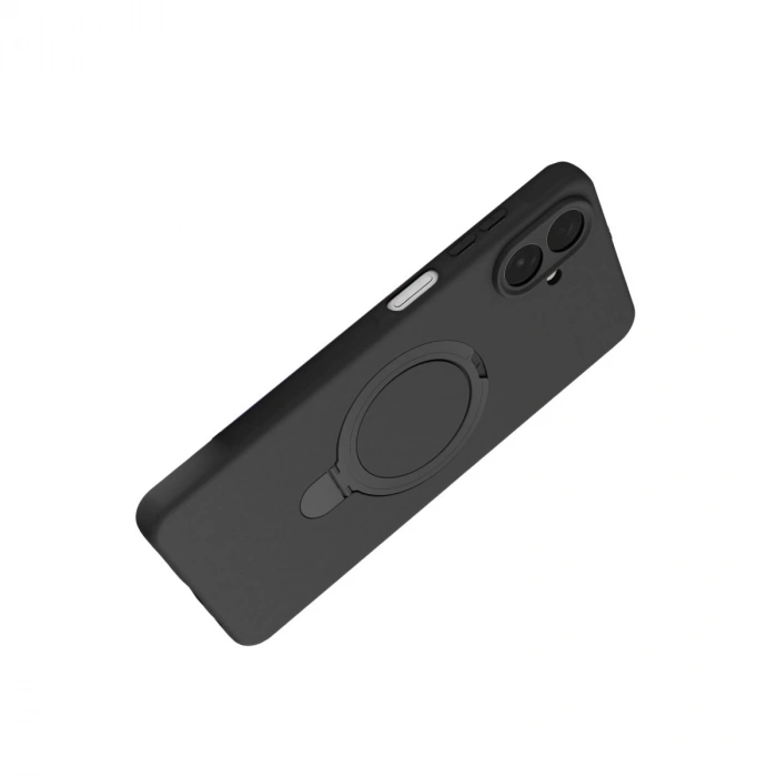 Samsung Galaxy A07 4g Regal Magsafe Standlı Kapak - Siyah