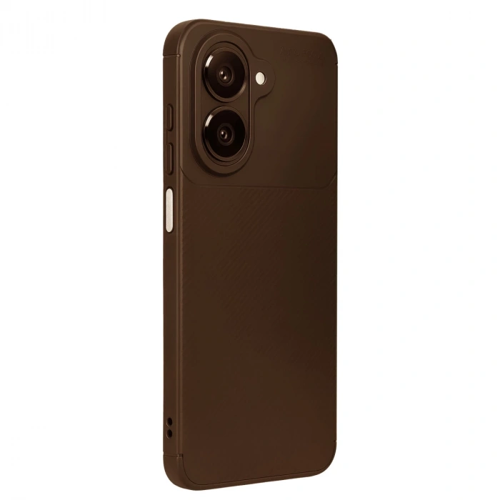 Samsung Galaxy A07 Auto Focus Karbon Kapak - Kahverengi