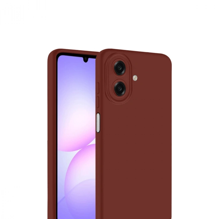 Samsung Galaxy A07 First Silikon - Bordo