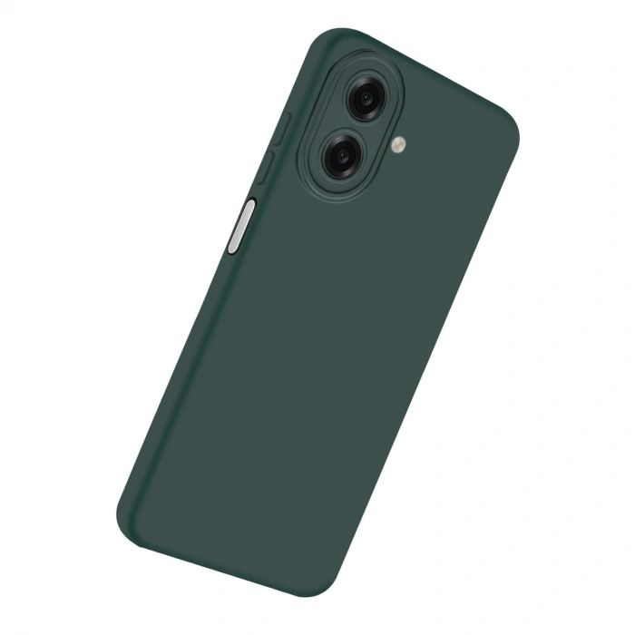 Samsung Galaxy A07 First Silikon - Koyu Yeşil