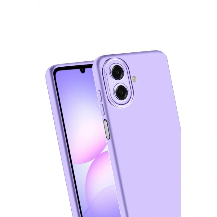 Samsung Galaxy A07 First Silikon - Lila