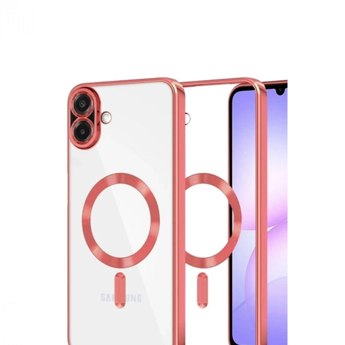 Samsung Galaxy A07 Kross Magneticsafe Kapak - Kırmızı