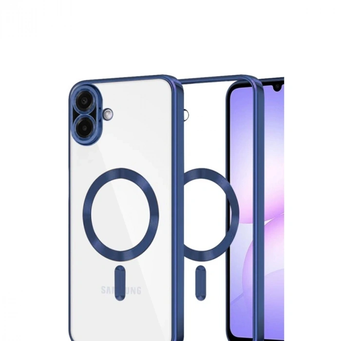 Samsung Galaxy A07 Kross Magneticsafe Kapak - Lacivert