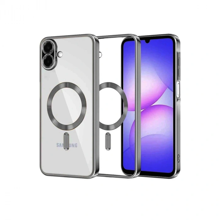 Samsung Galaxy A07 Kross Magneticsafe Kapak - Titan Gri