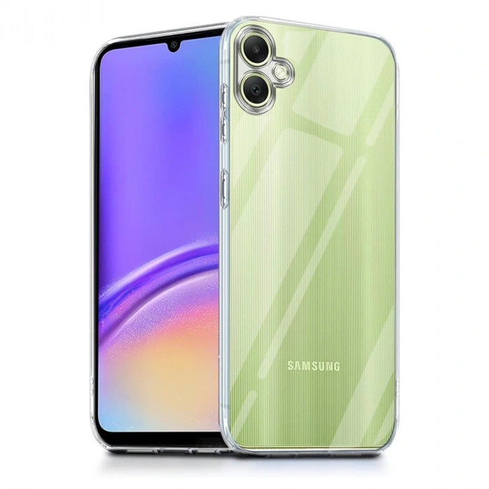 Samsung Galaxy A07 Lüx Şeffaf Silikon - Şeffaf