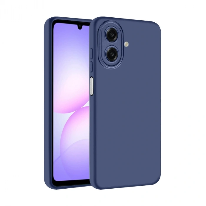 Samsung Galaxy A07 Nano İçi Kadife Silikon - Lacivert