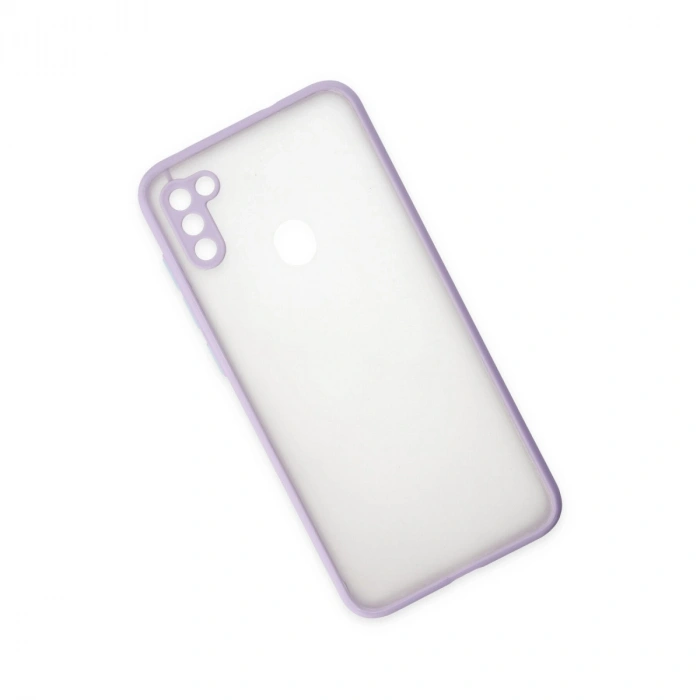 Samsung Galaxy A11 Kılıf Montreal Silikon Kapak - Mor