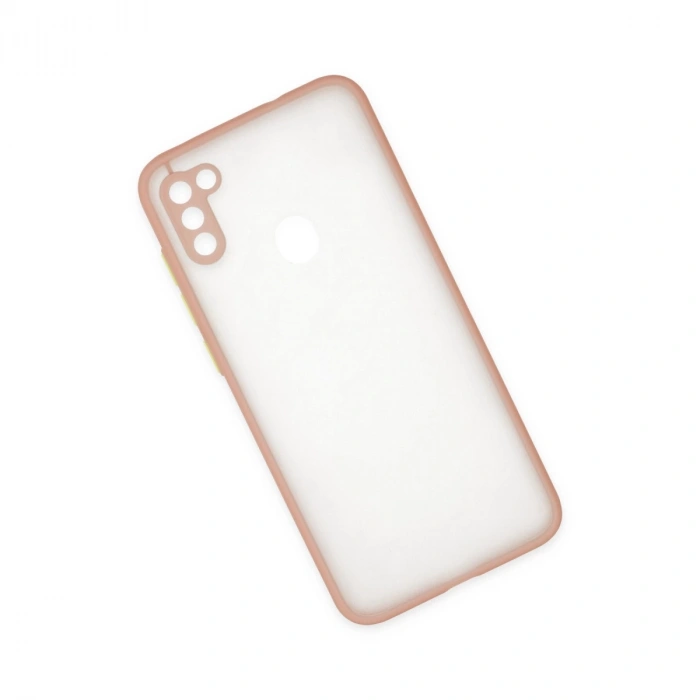 Samsung Galaxy A11 Kılıf Montreal Silikon Kapak - Pembe