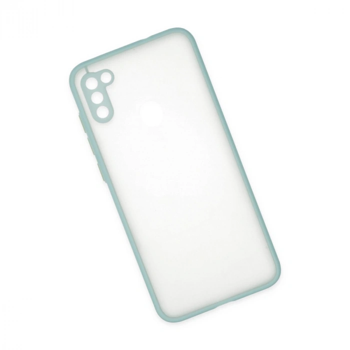 Samsung Galaxy A11 Kılıf Montreal Silikon Kapak - Turkuaz