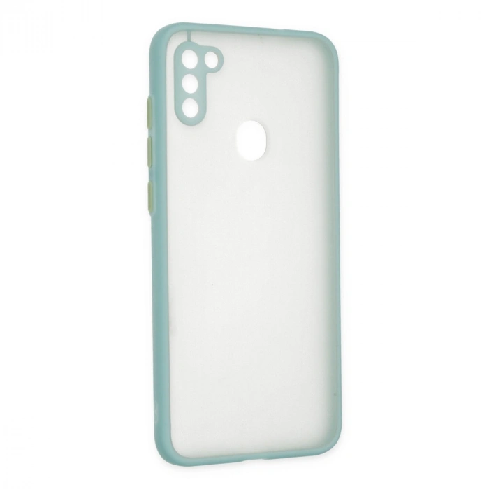 Samsung Galaxy A11 Kılıf Montreal Silikon Kapak - Turkuaz