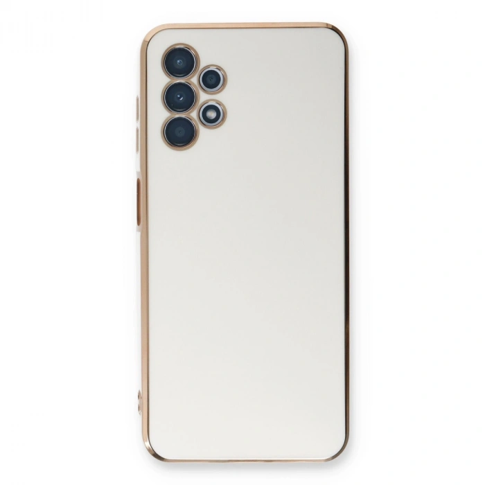 Samsung Galaxy A13 4g Kılıf Volet Silikon - Beyaz