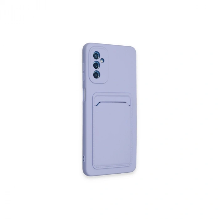 Samsung Galaxy A14 4g Kılıf Kelvin Kartvizitli Silikon - Lila