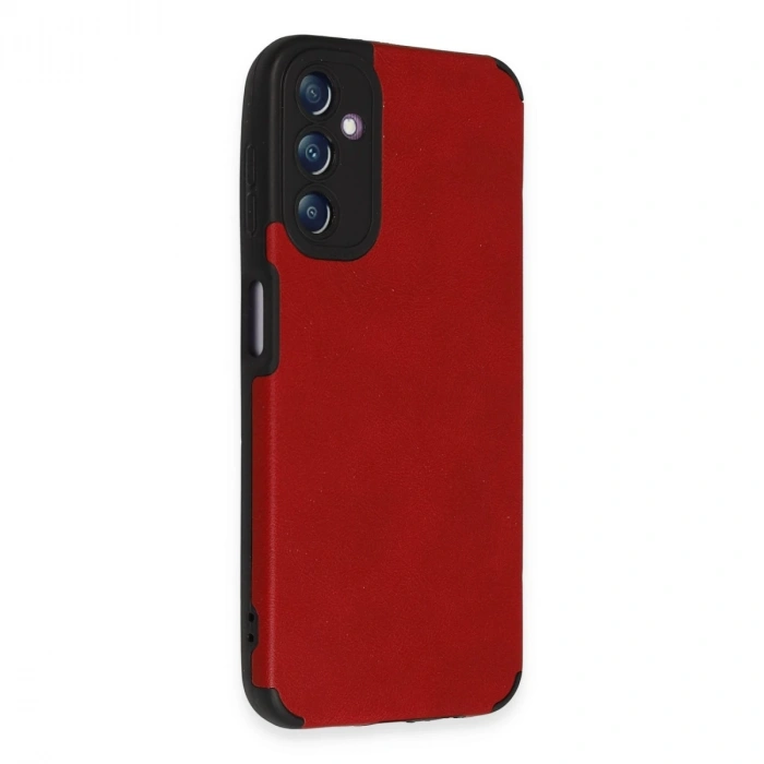 Samsung Galaxy A14 4g Kılıf Loop Deri Silikon - Kırmızı