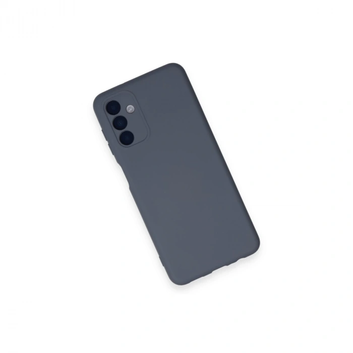 Samsung Galaxy A14 4g Kılıf Nano İçi Kadife Silikon - Gri