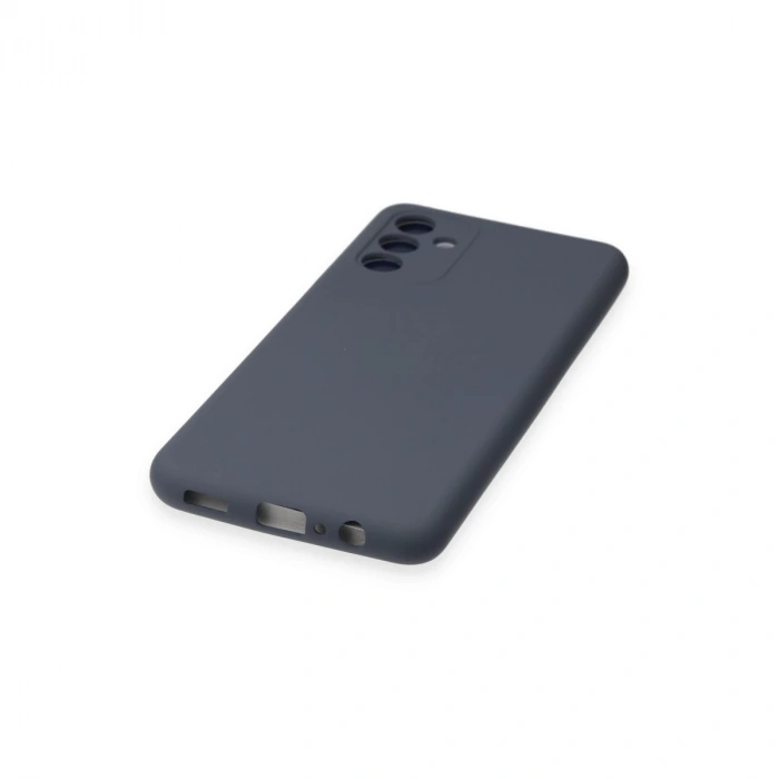 Samsung Galaxy A14 4g Kılıf Nano İçi Kadife Silikon - Gri