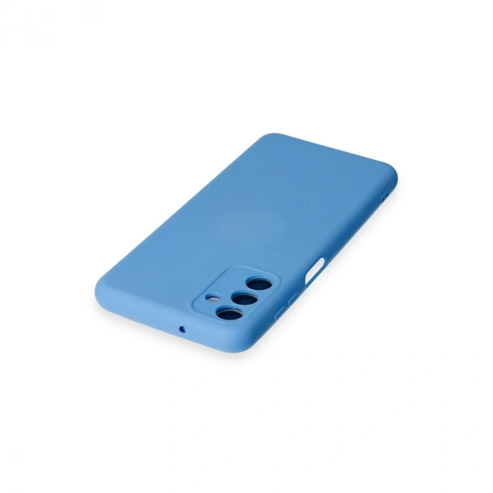 Samsung Galaxy A14 4g Kılıf Nano İçi Kadife Silikon - Mavi