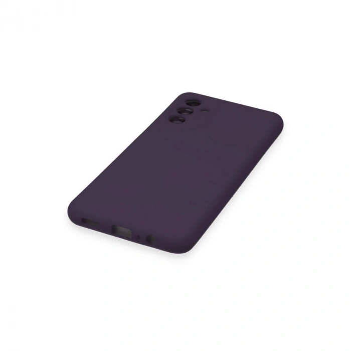 Samsung Galaxy A14 4g Kılıf Nano İçi Kadife Silikon - Mor