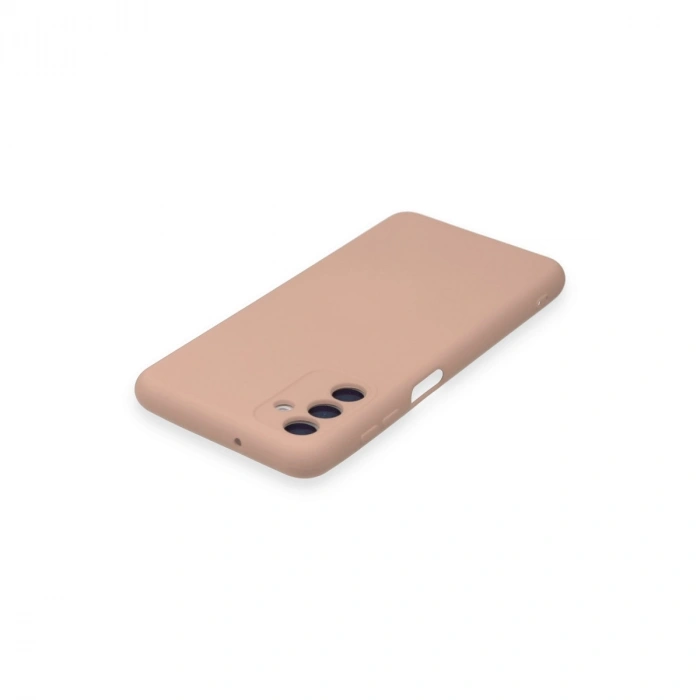Samsung Galaxy A14 4g Kılıf Nano İçi Kadife Silikon - Pudra