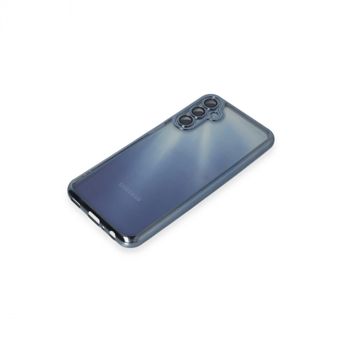 Samsung Galaxy A15 4g Kılıf Razer Lensli Silikon - Açık Mavi