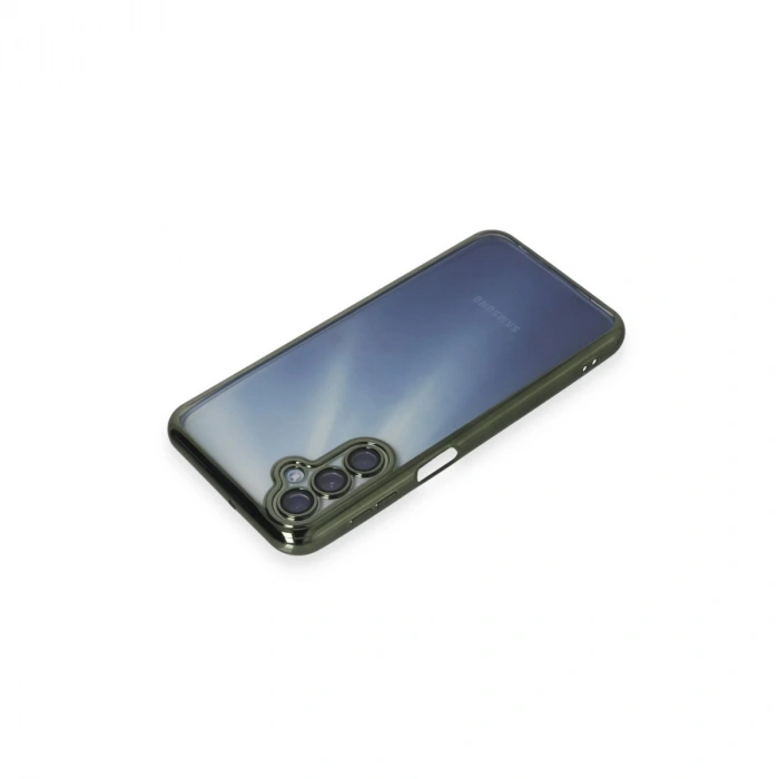 Samsung Galaxy A15 4g Kılıf Razer Lensli Silikon - Yeşil