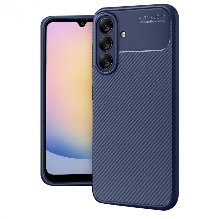 Samsung Galaxy A17 5g Auto Focus Karbon Kapak - Lacivert