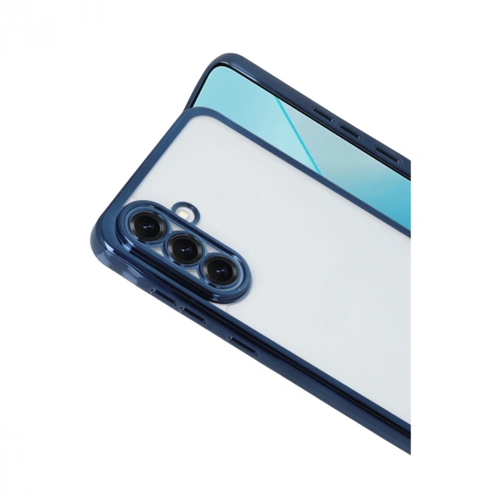 Samsung Galaxy A17 5g Razer Lensli Silikon - Lacivert