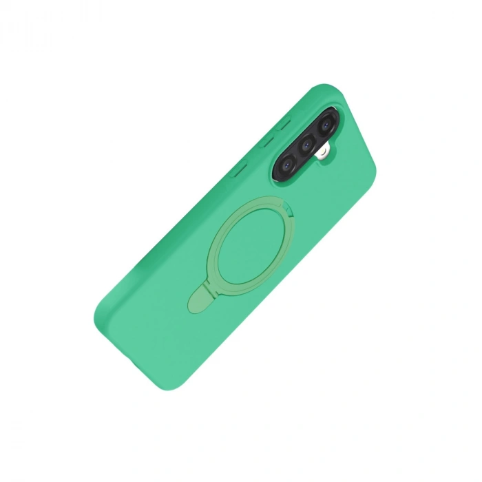 Samsung Galaxy A17 5g Regal Magsafe Standlı Kapak - Yeşil