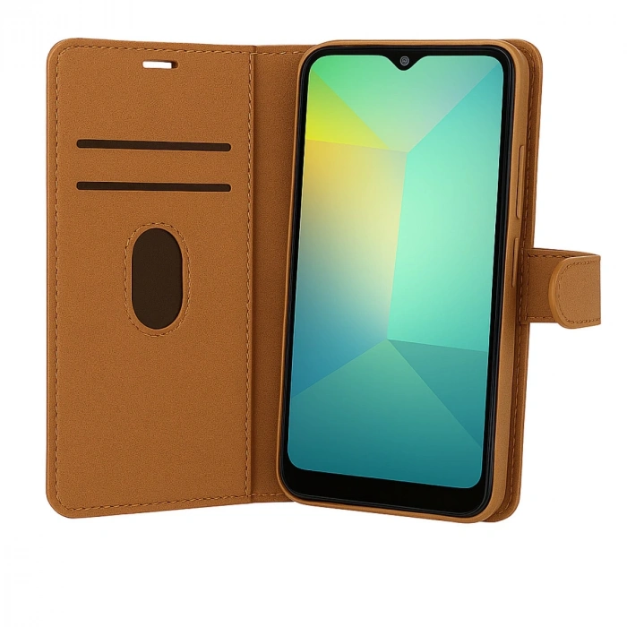 Samsung Galaxy A17 5g Trend S Plus Kapaklı Kılıf - Taba