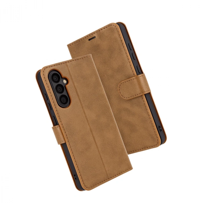 Samsung Galaxy A17 5g Trend S Plus Kapaklı Kılıf - Taba