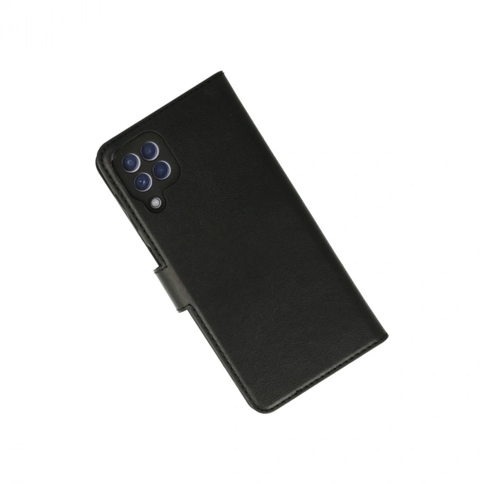 Samsung Galaxy A22 Kılıf Trend S Plus Kapaklı Kılıf - Siyah