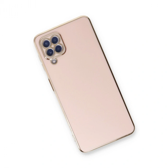 Samsung Galaxy A22 Kılıf Volet Silikon - Pembe