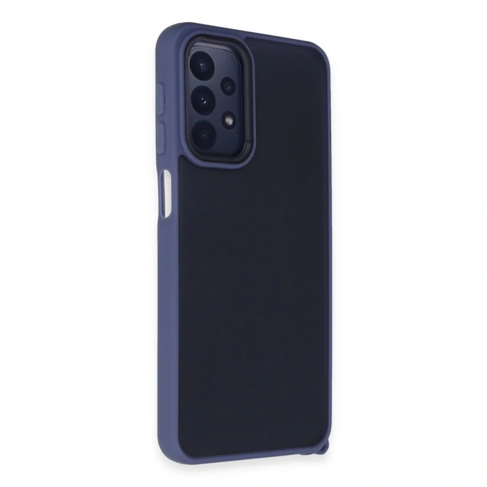 Samsung Galaxy A23 4g Kılıf Elegant Kapak - Açık Mavi