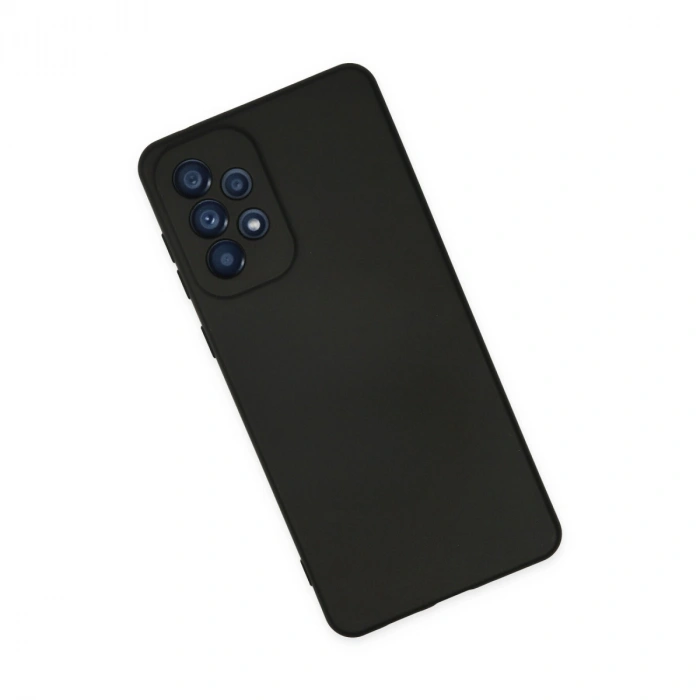 Samsung Galaxy A23 4g Kılıf Nano İçi Kadife Silikon - Siyah