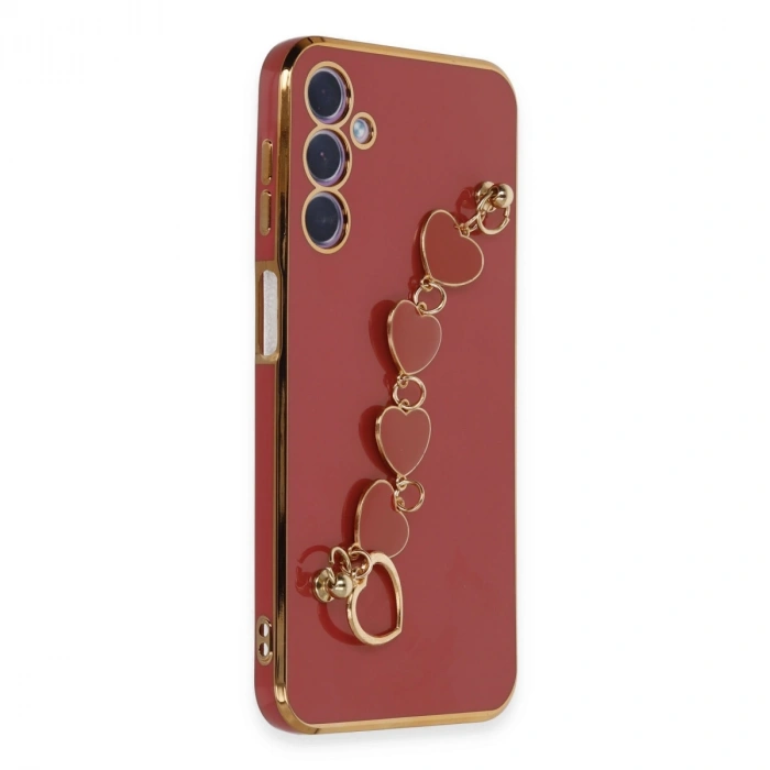 Samsung Galaxy A24 4g Kılıf Esila Silikon - Kırmızı