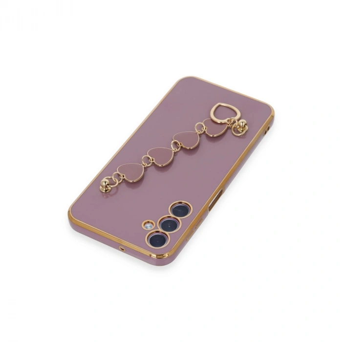 Samsung Galaxy A24 4g Kılıf Esila Silikon - Mor