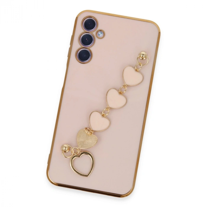 Samsung Galaxy A24 4g Kılıf Esila Silikon - Pudra